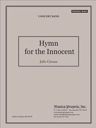 Hymn for the Innocent Concert Band sheet music cover Thumbnail